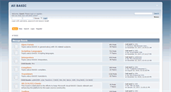 Desktop Screenshot of allbasic.info